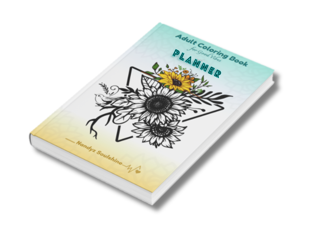 undated planner and adult colouring book, www.nandyzsoulshine.com